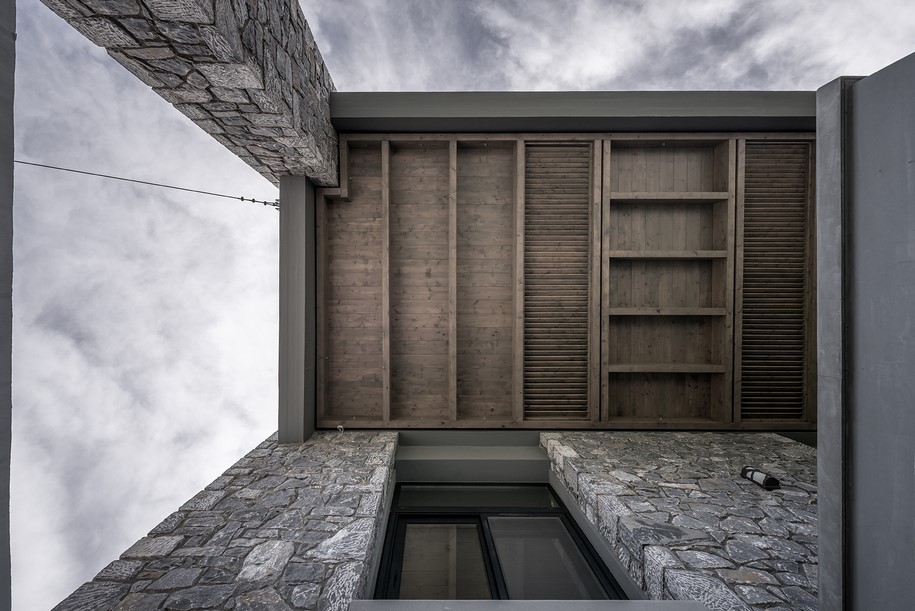 Olive and stone residence, Pygmalion Karatzas, Michalis Katsimpiris, Single-family residence, Nikos Mourikis, 2018, Panorama, Achaea Greece