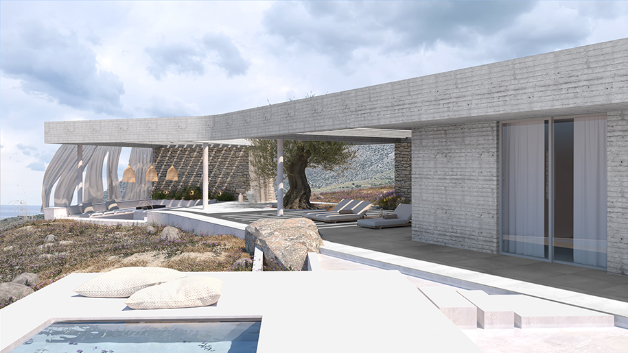 Archisearch Kéras project: a residence in Crete inspired by symbols of Minoan civilization | Tzagkarakis +Associates