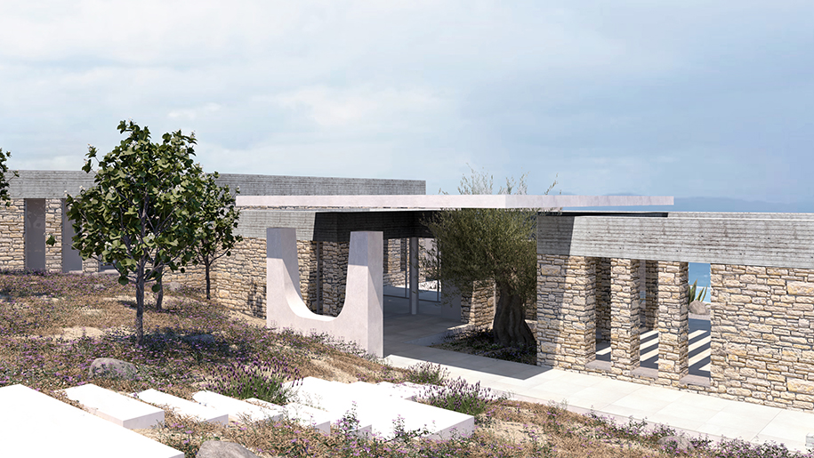 Archisearch Kéras project: a residence in Crete inspired by symbols of Minoan civilization | Tzagkarakis +Associates