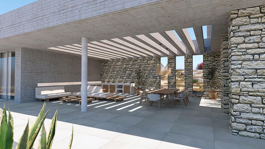 Archisearch Kéras project: a residence in Crete inspired by symbols of Minoan civilization | Tzagkarakis +Associates