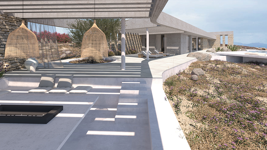 Archisearch Kéras project: a residence in Crete inspired by symbols of Minoan civilization | Tzagkarakis +Associates