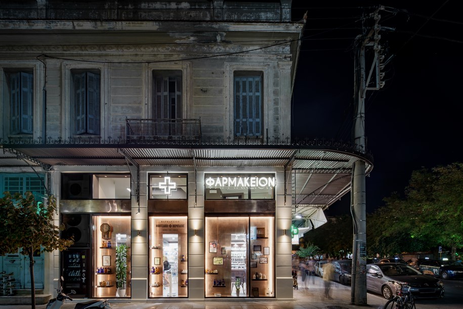 Archisearch Kipseli Architects redefine the boundaries between the present and past in BEQUEST pharmacy in Chania