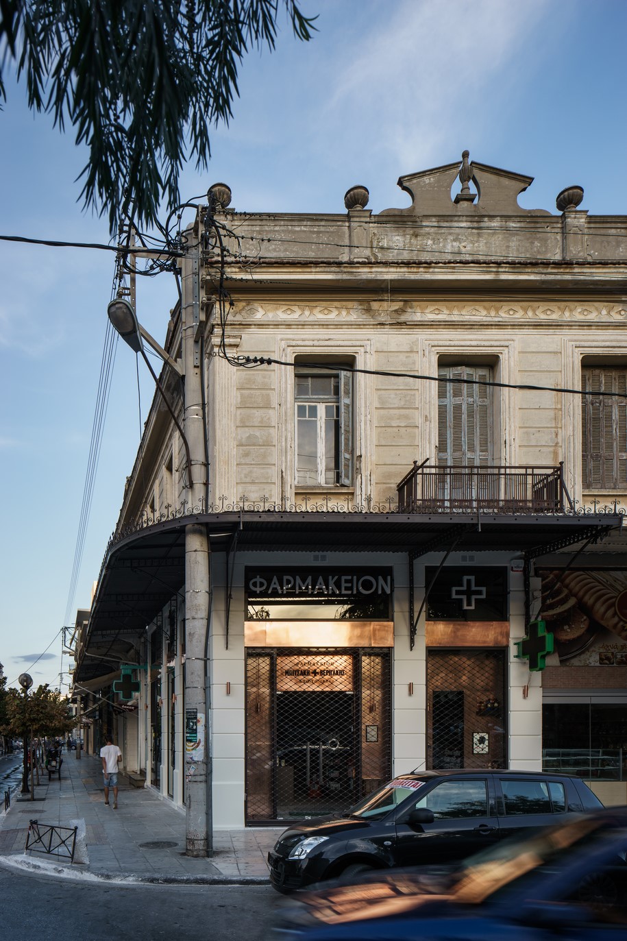 Archisearch Kipseli Architects redefine the boundaries between the present and past in BEQUEST pharmacy in Chania