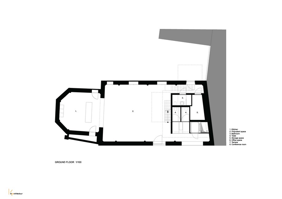 Klaarchitectuur, architecture office, Belgium, Chapel 'De Waterhond', The Waterdog, renovation