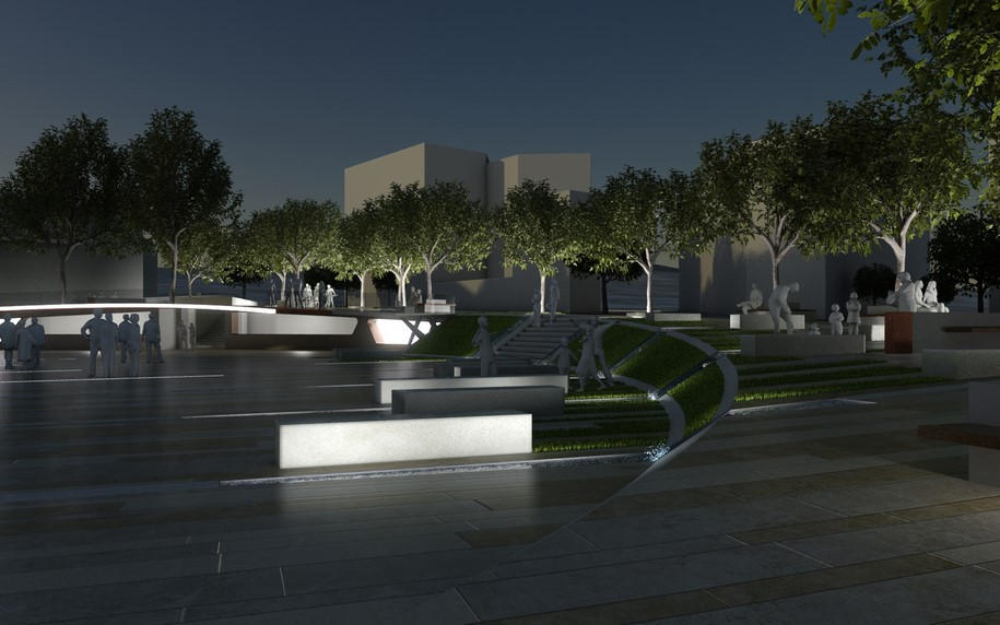 Archisearch Kozani has its Central Square Redesigned as an Urban Field