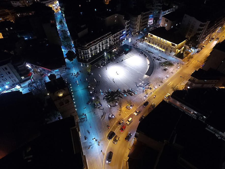 Kozani, Nikis Square, competition, 1st prize, Christos Papas, Eleni Moschovakou, Fani Konstantaki, Architectural Lighting Design, Mara Spentza , urban, διαγωνισμός, πρώτο βραβείο, υλοποίηση, πλατεία, Κοζάνη