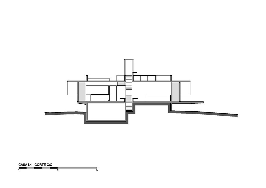 Archisearch CASA L4 is a concrete box into the woods  | Luciano Kruk