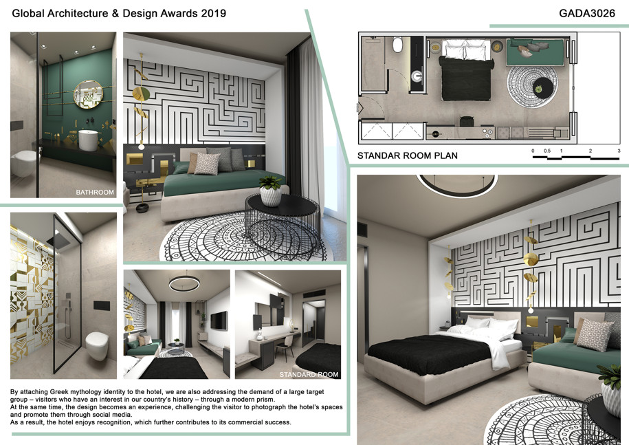 LAB Boutique Hotel, ArchZone, GADA Awards 2019, Plaka, Athens, Greece