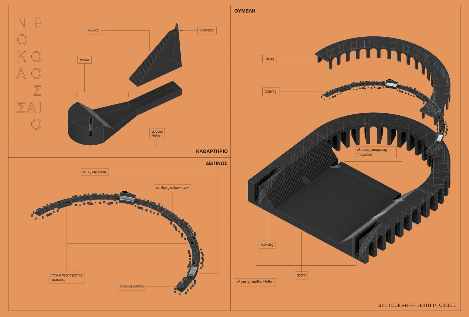 Archisearch Live your (myth) death in Greece | Diploma thesis project by Evangelos Evangelou