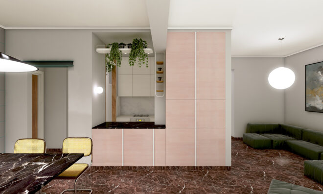 Archisearch - Ανασχεδιασμός διαμερίσματος στο κέντρο της Θεσσαλονίκης | από τους Loopo studio