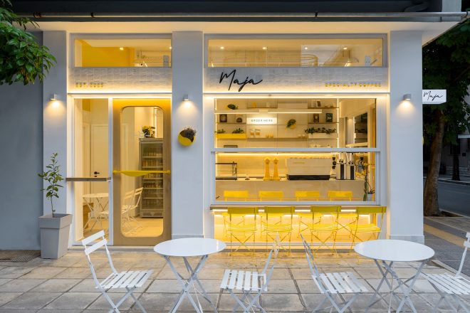 Archisearch - Maja Coffee Shop: a bold design identity with an intense morning vibe | by Lab4 Architects