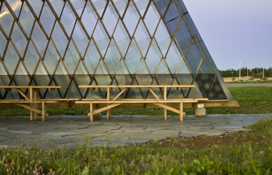 Lamella Dining Hall, Studio North, computer modelling, wood, theatrical, modular, 2010