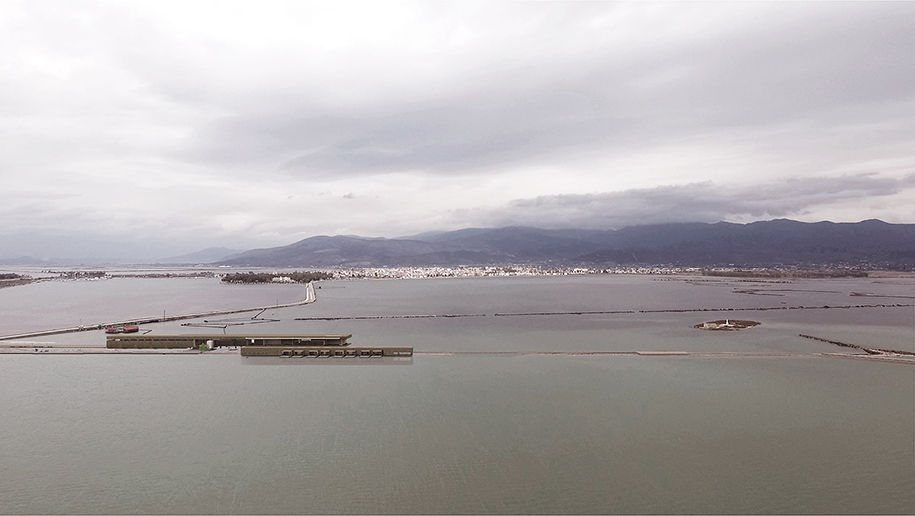 Archisearch Land reclamation at Mesolongi lagoon Bathing facilities |  Thesis Project by Kalogeri Maria , Kalimeri Vivia, Κοtsailidi Eva