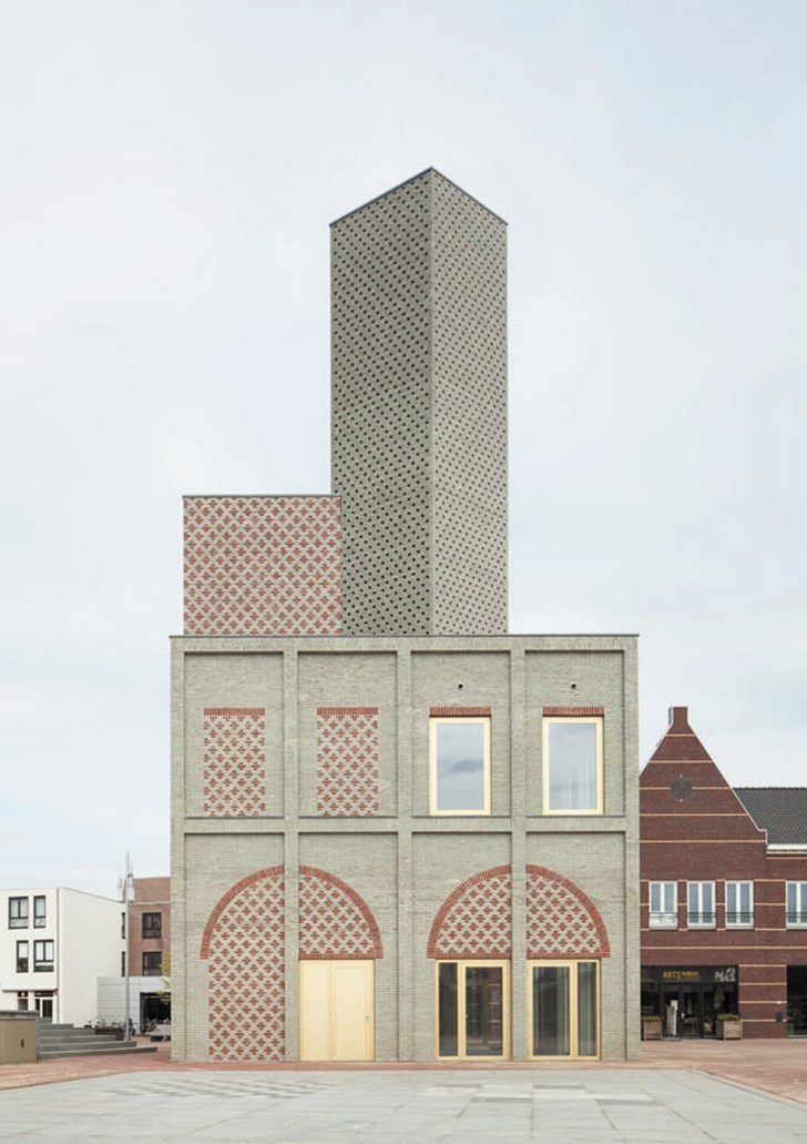 Monadnock, landmark, Nieuw-Bergen, Netherlands, dutch, eu mies award, shortlist, bricks, tower