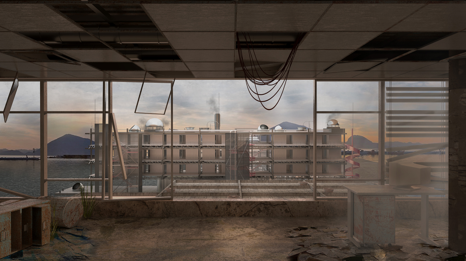 Archisearch Living Factory | Student work by Stelios Rafael Sakellarioy
