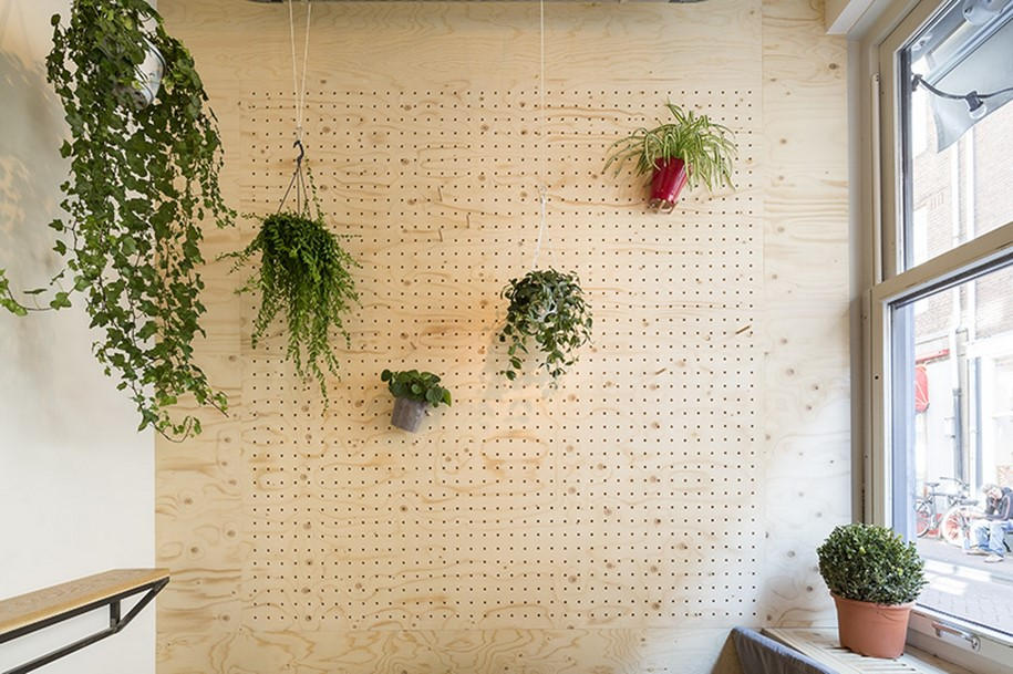 Locanda, Mezzo Atelier, Netherlands, Amsterdam, minimalism, bistro, italian, restaurant, plants, greenery