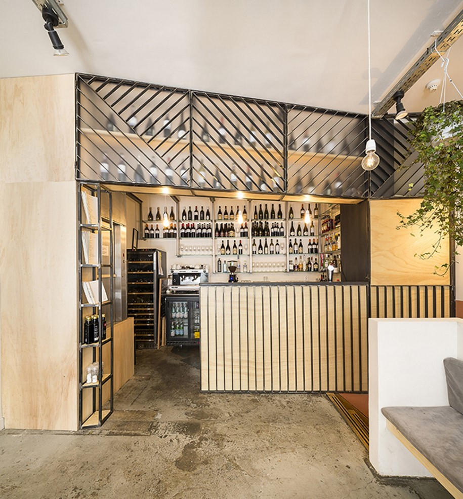 Archisearch Mezzo Atelier Designs, Locanda, an Italian Bistro in Amsterdam Using Self-Built Furniture