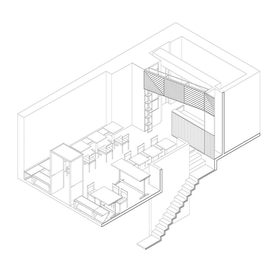 Archisearch Mezzo Atelier Designs, Locanda, an Italian Bistro in Amsterdam Using Self-Built Furniture