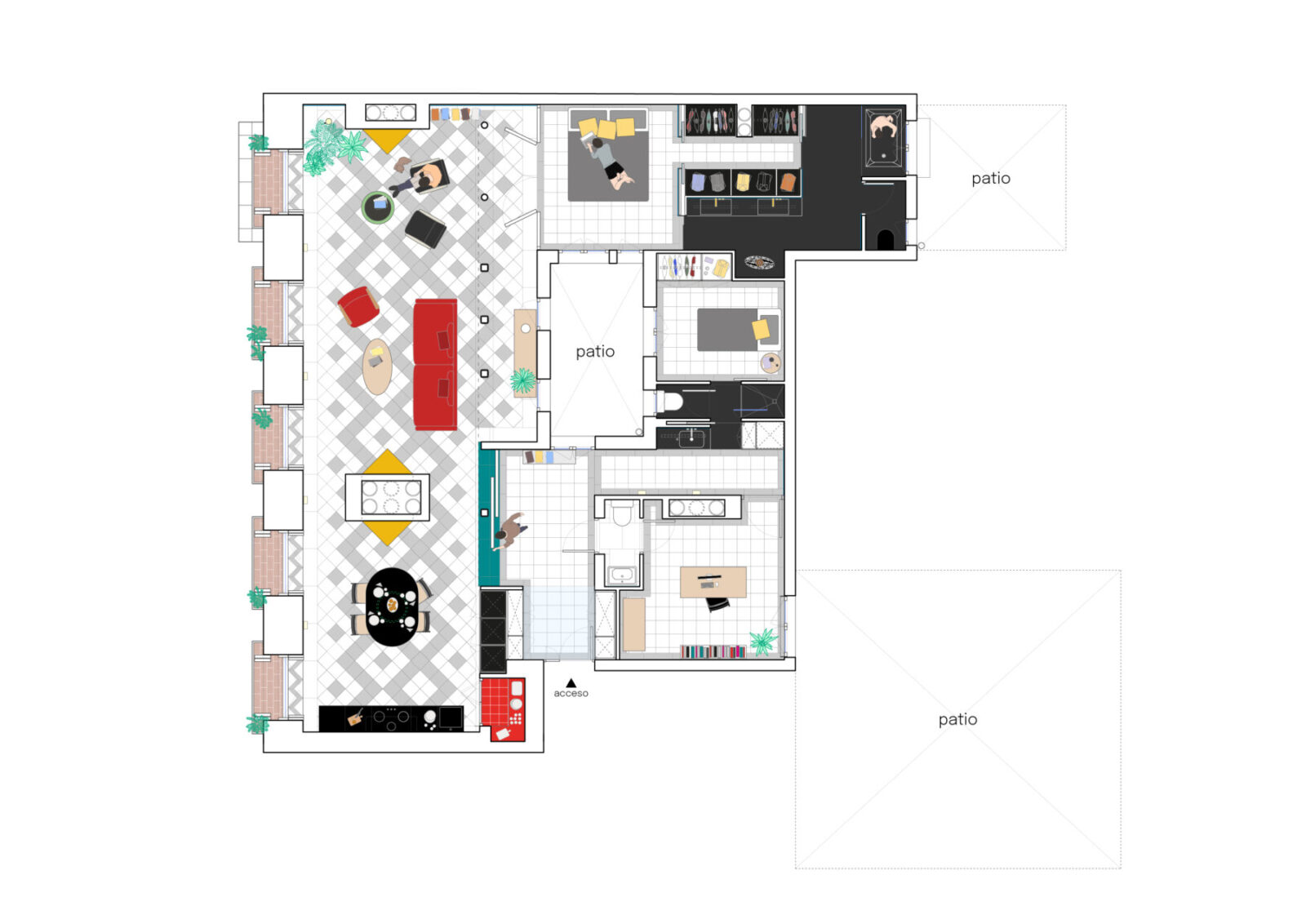 Archisearch M.R HOUSE - The rehabilitation of an apartment on Leganitos Street in Madrid by gon architects.