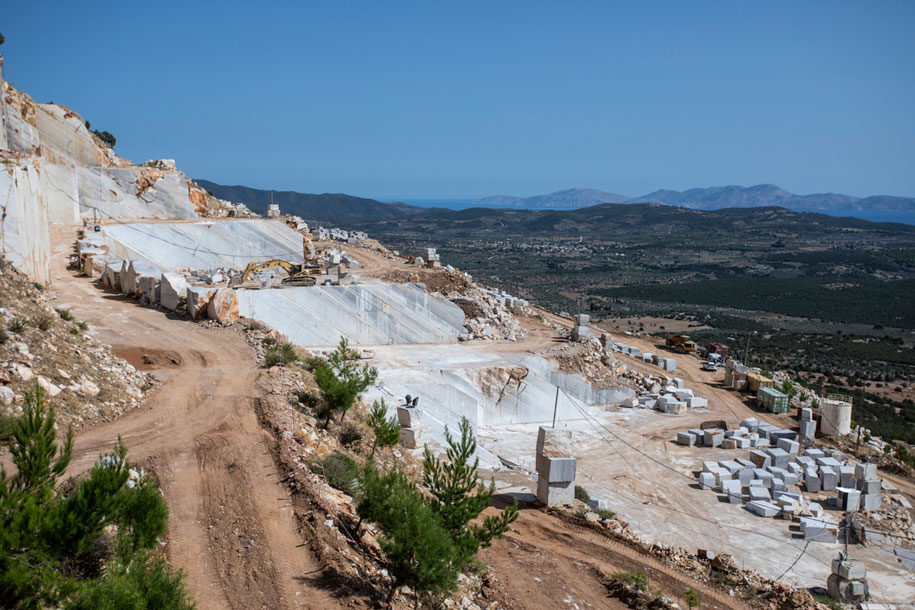 Archisearch Man on the Moon: Architects' weekend at the Didima quarry of Marmyk Iliopoulos