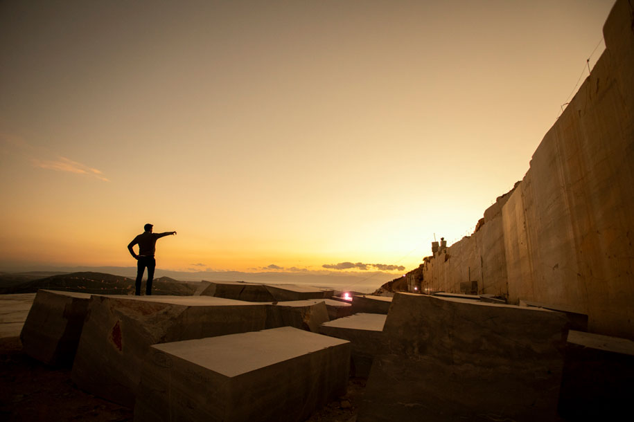 Archisearch Man on the Moon: Architects' weekend at the Didima quarry of Marmyk Iliopoulos