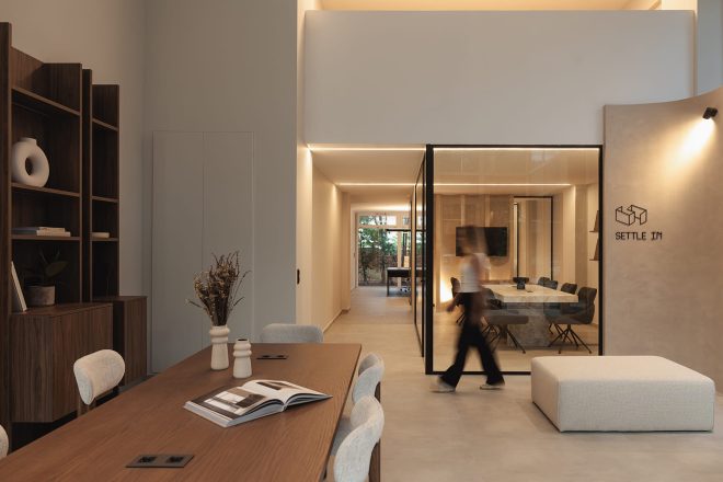 Archisearch - THE NEW WORKPLACE // Settle-In: a contemporary co-working space in Kalamaria, Thessaloniki by Nominal Architects