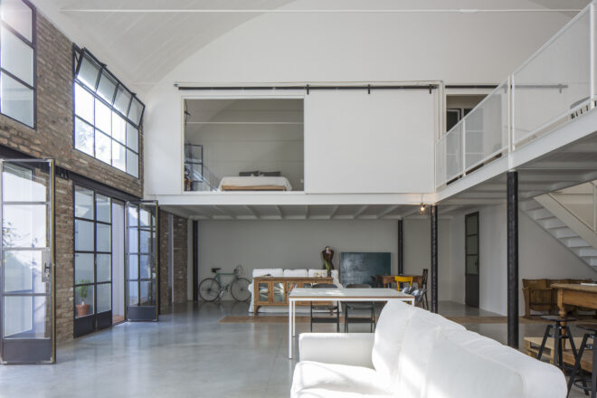 Archisearch - Architects Luca Bertacchi & Sara Bergami design a loft in Bologna using FerroFinestra W40 steel system by Ottostumm | Mogs