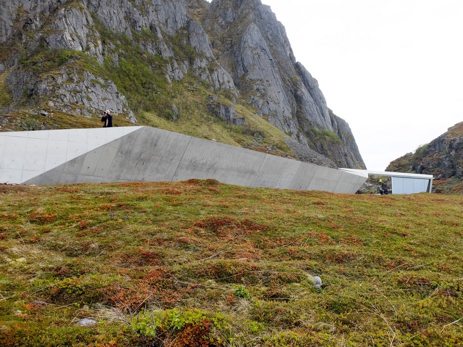 Archisearch MORFEUS arkitekter designed rest stops as sculptural elements spread out in the landscape