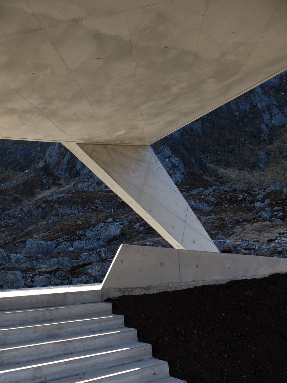 Archisearch MORFEUS arkitekter designed rest stops as sculptural elements spread out in the landscape