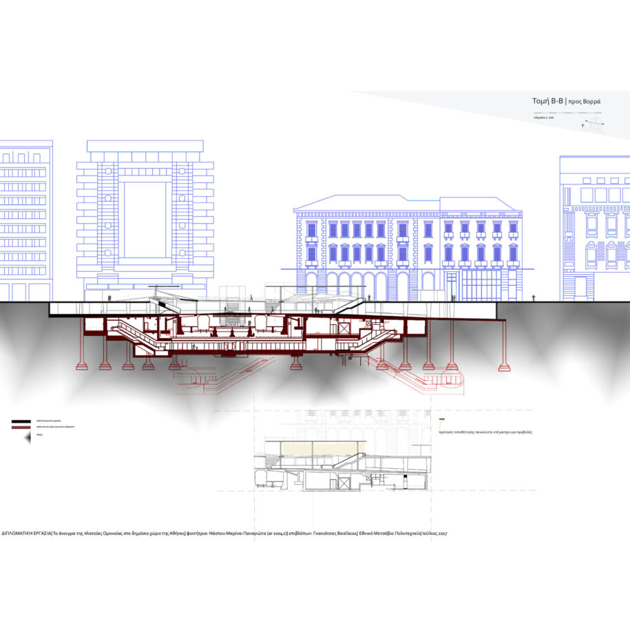 Archisearch Opening Omonoia square to the public space of Athens | Diploma thesis by Marina-Panagiota Nastou