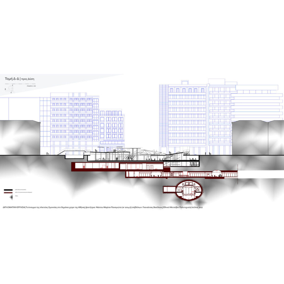 Archisearch Opening Omonoia square to the public space of Athens | Diploma thesis by Marina-Panagiota Nastou