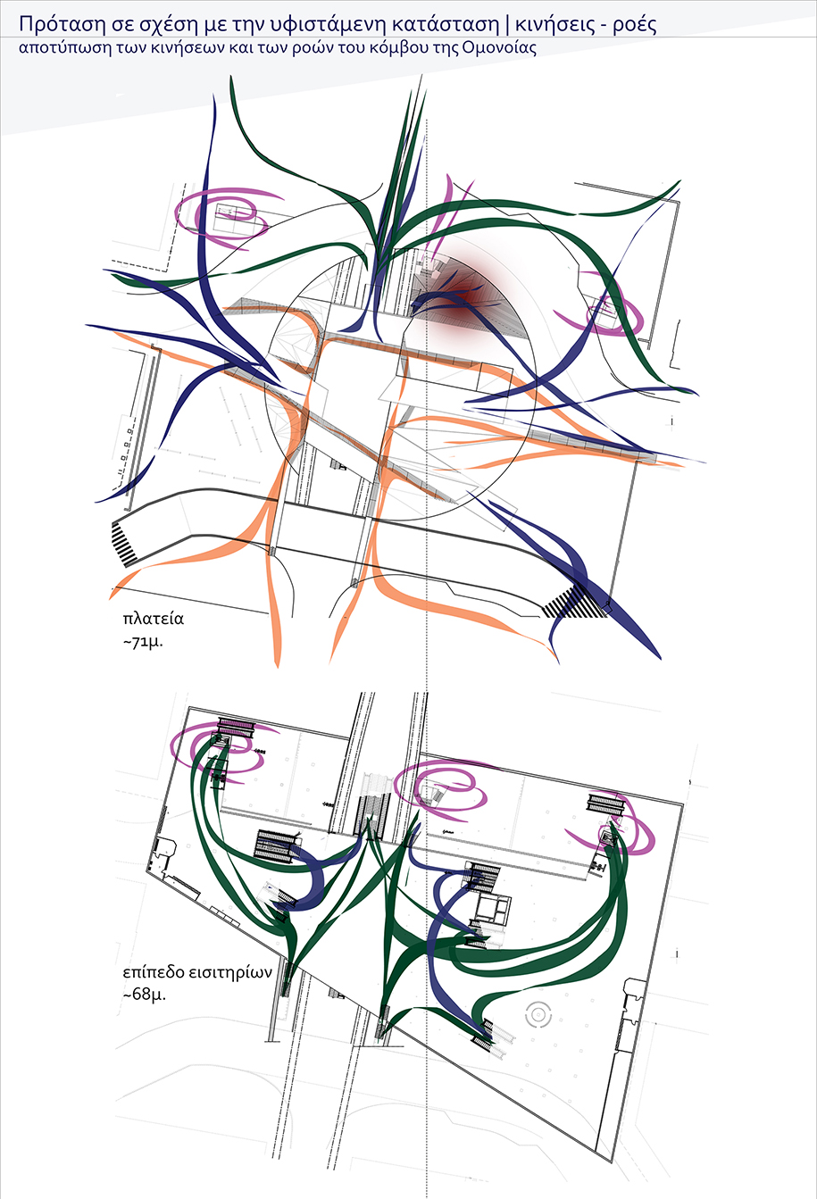 Archisearch Opening Omonoia square to the public space of Athens | Diploma thesis by Marina-Panagiota Nastou