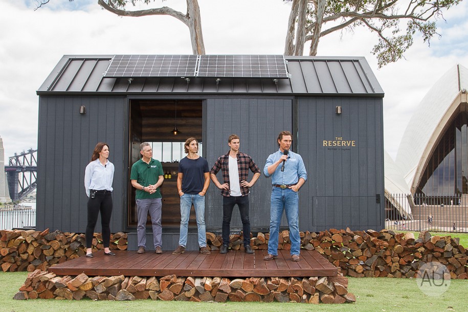 Archisearch Matthew McConaughey & Unyoked present a 'wilderness hideout' in Australia