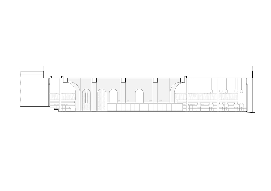 Archisearch AN INDOOR PASSAGEWAY | Bunsen Restaurant by Mesura Architects