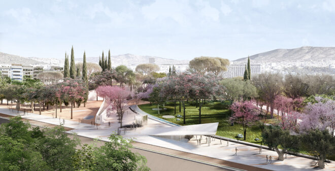 Archisearch - Οι Μ. Παπανικολάου (MP SPARCH architects), Ρ. Σακελλαρίδου (RS SPARCH) και Ζ. Καρακινάρη (Ztopos) κέρδισαν το Α' Βραβείο στον ανοιχτό αρχιτεκτονικό διαγωνισμό ιδεών για τον νέο σταθμό Μετρό ΕΥΑΓΓΕΛΙΣΜΟΣ.