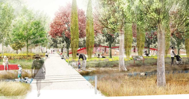 Archisearch - Architects Magdalini Gavriiloglou, Chrysanthi Skotara & Kyveli Botsoglou win 2nd prize in the architectural competition for the redesign and utilization of the former Military Camp of Loumaki in Karditsa