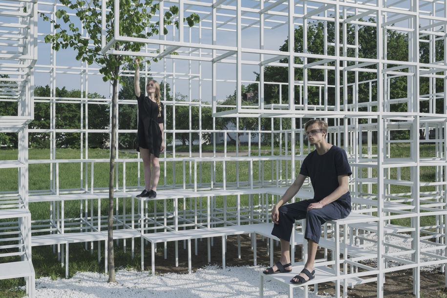 Archisearch Clap Studio creates Mist memorial installation for the Minsk Design Week 2019