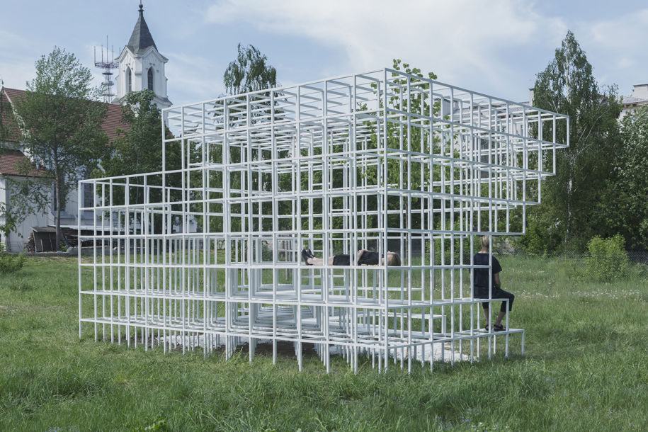 Archisearch Clap Studio creates Mist memorial installation for the Minsk Design Week 2019