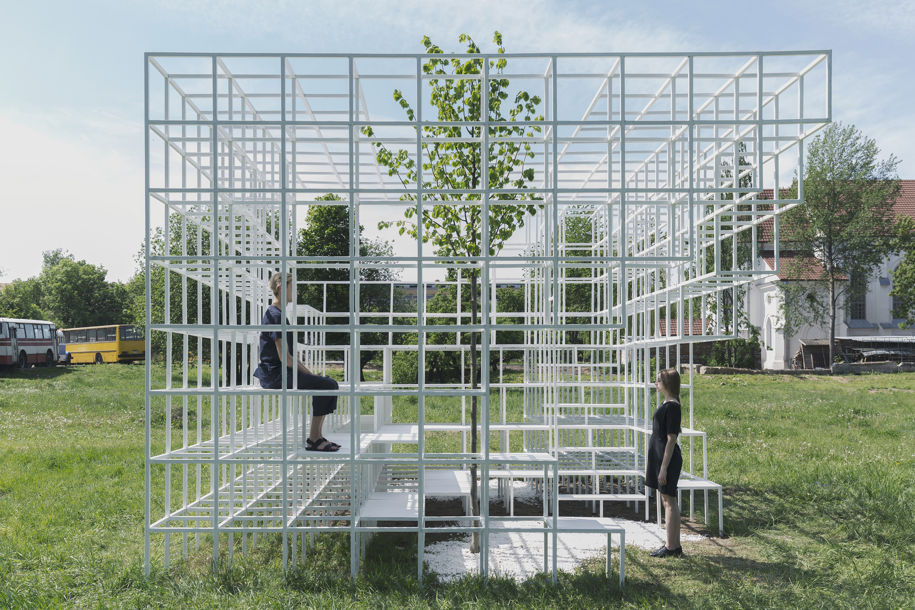 Archisearch Clap Studio creates Mist memorial installation for the Minsk Design Week 2019