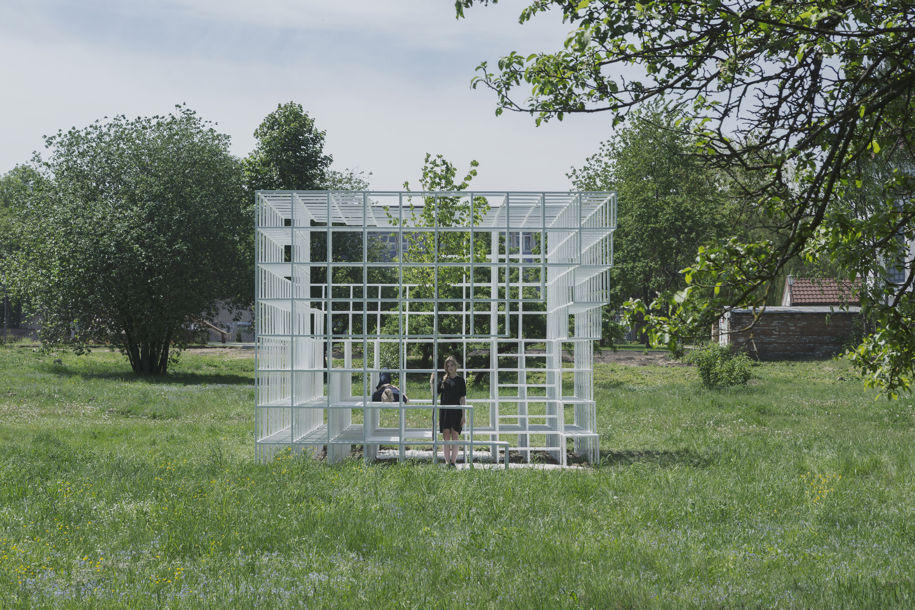 Archisearch Clap Studio creates Mist memorial installation for the Minsk Design Week 2019