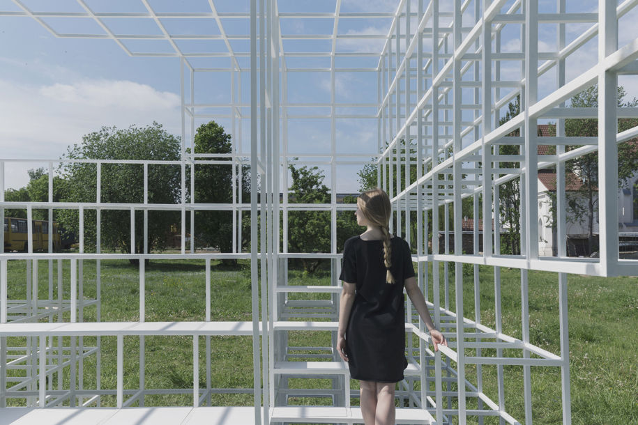 Archisearch Clap Studio creates Mist memorial installation for the Minsk Design Week 2019