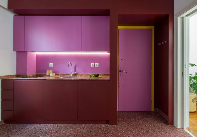 Archisearch - Pretty in Pink Apartment in Plaka, Athens | MoY Studio