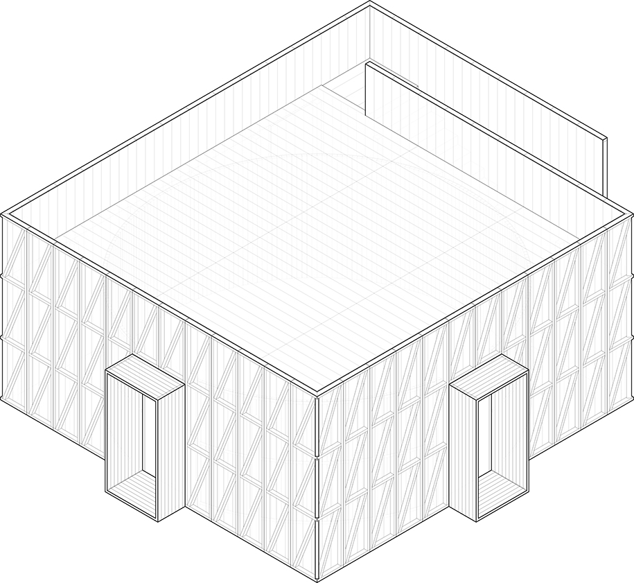 Archisearch Platform Pavilion -  Stairs Pavilion - Cylinder Pavilion: M11 hosts three temporary architectural structures on the island of Jeløya in Norway | S-AR