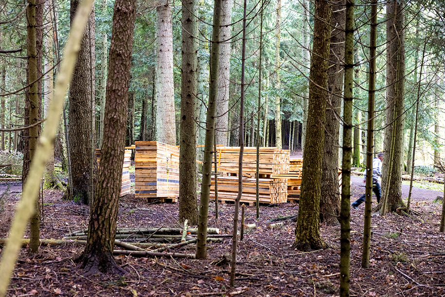 Archisearch Platform Pavilion -  Stairs Pavilion - Cylinder Pavilion: M11 hosts three temporary architectural structures on the island of Jeløya in Norway | S-AR