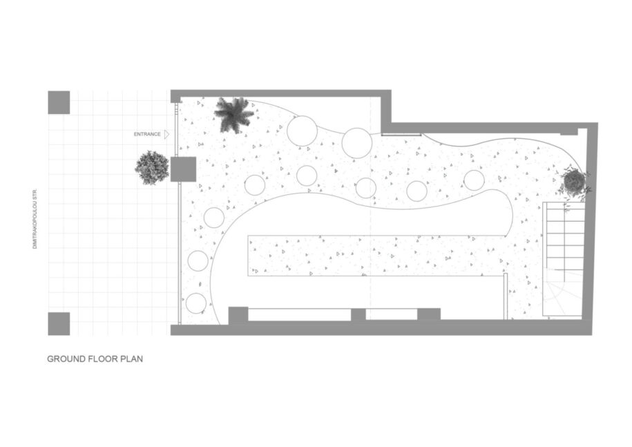 Archisearch Amalgama Architects designed the poetic topography of Mother Vegan Cafe in Koukaki, Athens under the motto 