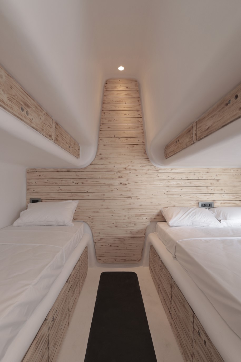 Archisearch My Cocoon, Greece’s first boutique hostel in Mykonos, blends Japanese capsules with Cycladic aesthetic | Omniview