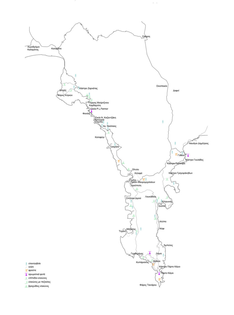 Archisearch Routes between wild and domesticated landscape: agrotourism structures in Mani | Diploma thesis by Myrto Filippidi