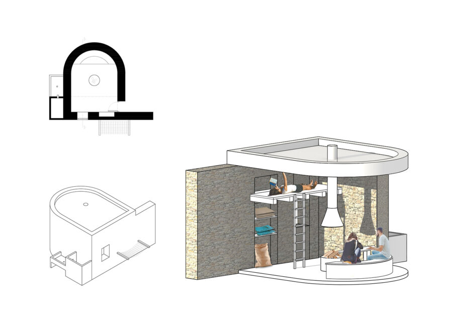 Archisearch Routes between wild and domesticated landscape: agrotourism structures in Mani | Diploma thesis by Myrto Filippidi