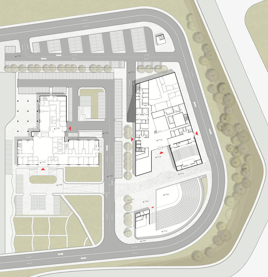 Not A Number Architects, NANA, New Cyprus Institute of Neurology and Genetics, New Research Centre, European Competition, second prize, Nicosia, Cyprus, 2018