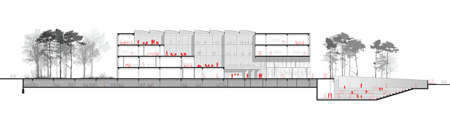 Not A Number Architects, NANA, New Cyprus Institute of Neurology and Genetics, New Research Centre, European Competition, second prize, Nicosia, Cyprus, 2018